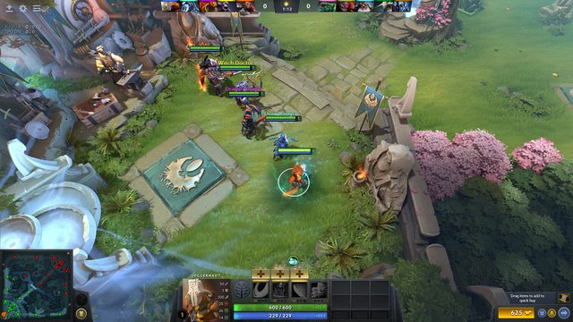 The lane: creeps, towers and your first hero