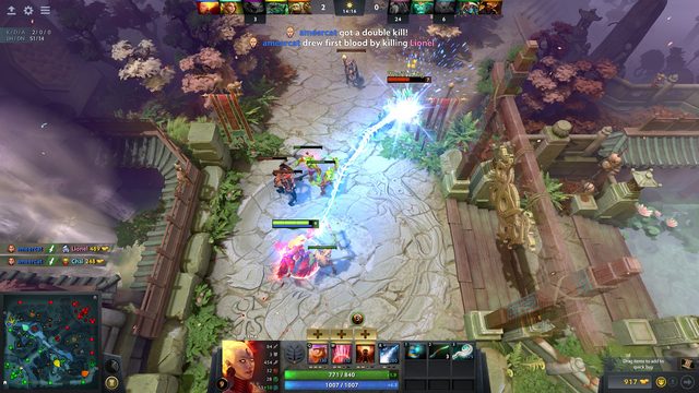 Team fights arrive fast once levels climb